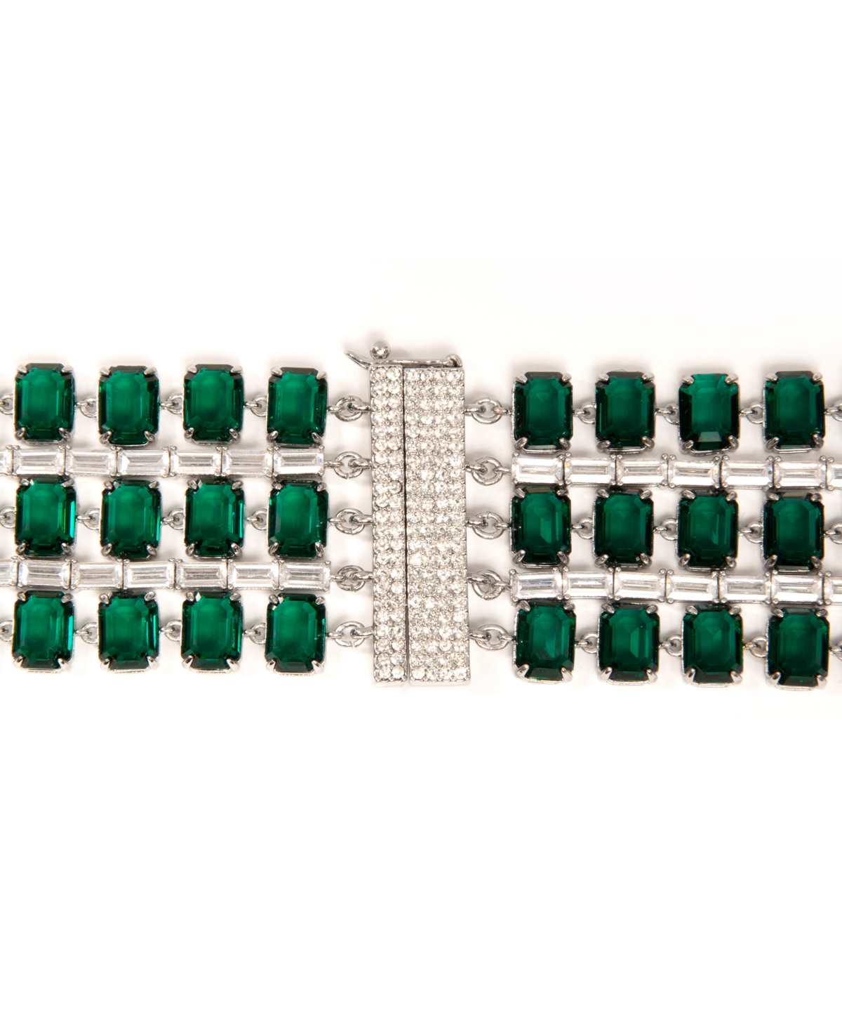 Ralph Lauren Cubic Zirconia And Epoxy Tennis Flex Bracelet In Multi