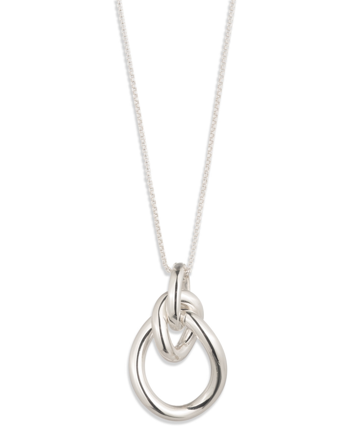 Ralph Lauren Silver-tone Slider Pendant Necklace In Multi