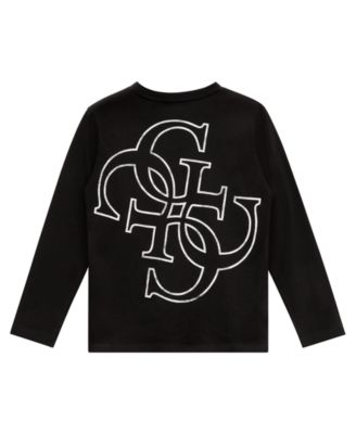 Boys' 8-18 Long-Sleeve T-Shirt with Back Hit Logo