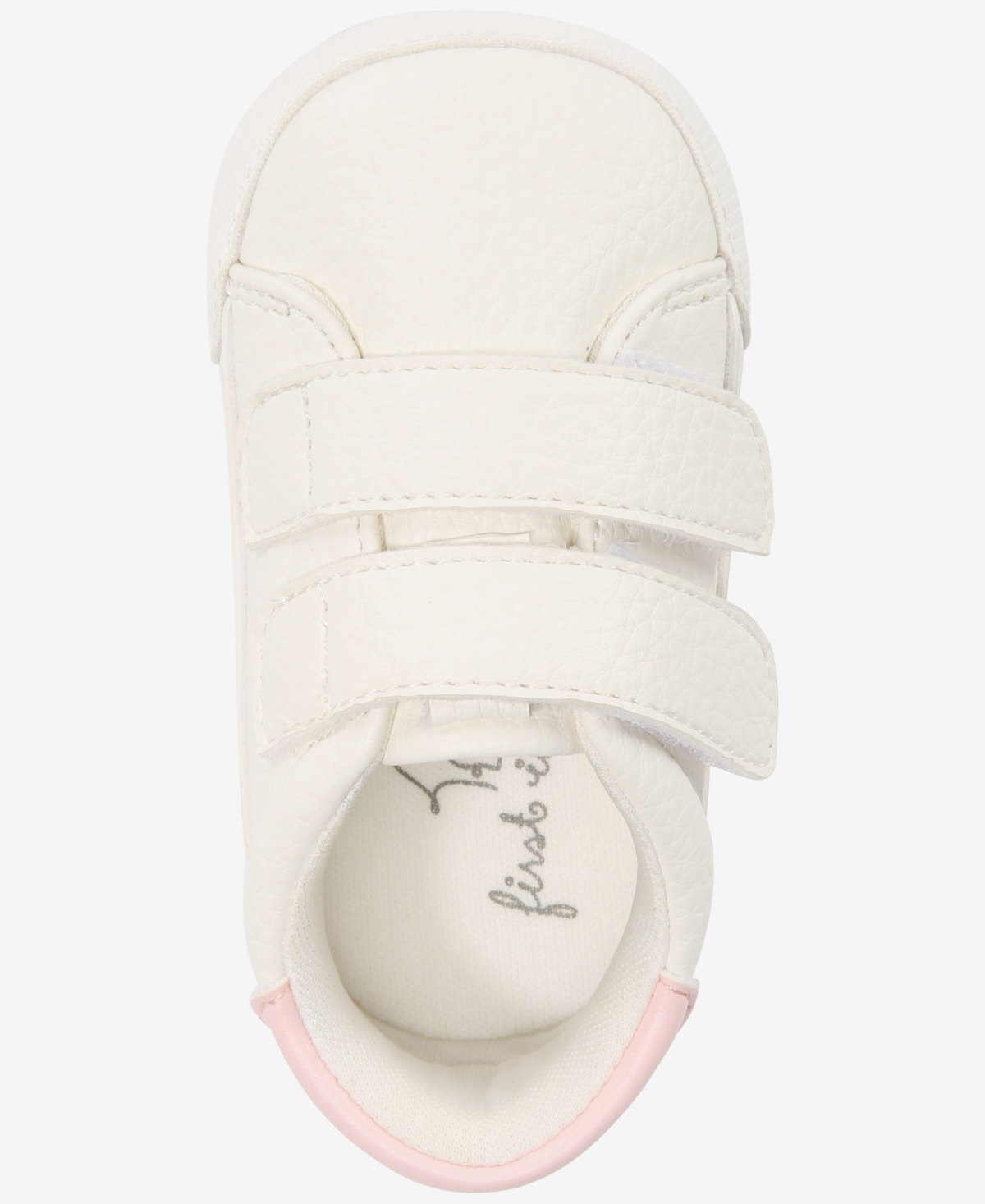 First Impressions Baby Strap Sneakers, Macy's Exclusive In White
