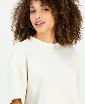 Petite Crewneck Short-Sleeve T-Shirt, Macy's Exclusive