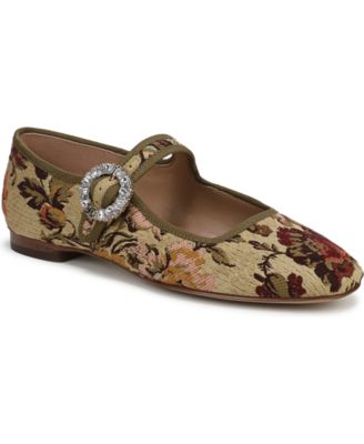 Sam Edelman - Women's Michaela Glow Buckled Mary Jane Flats