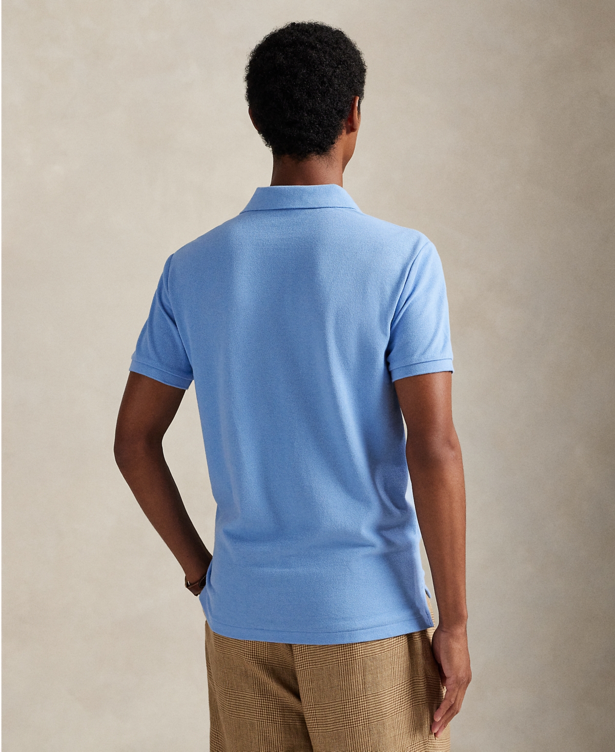 Polo Ralph Lauren Men's Custom Slim Fit Mesh Polo In Blue