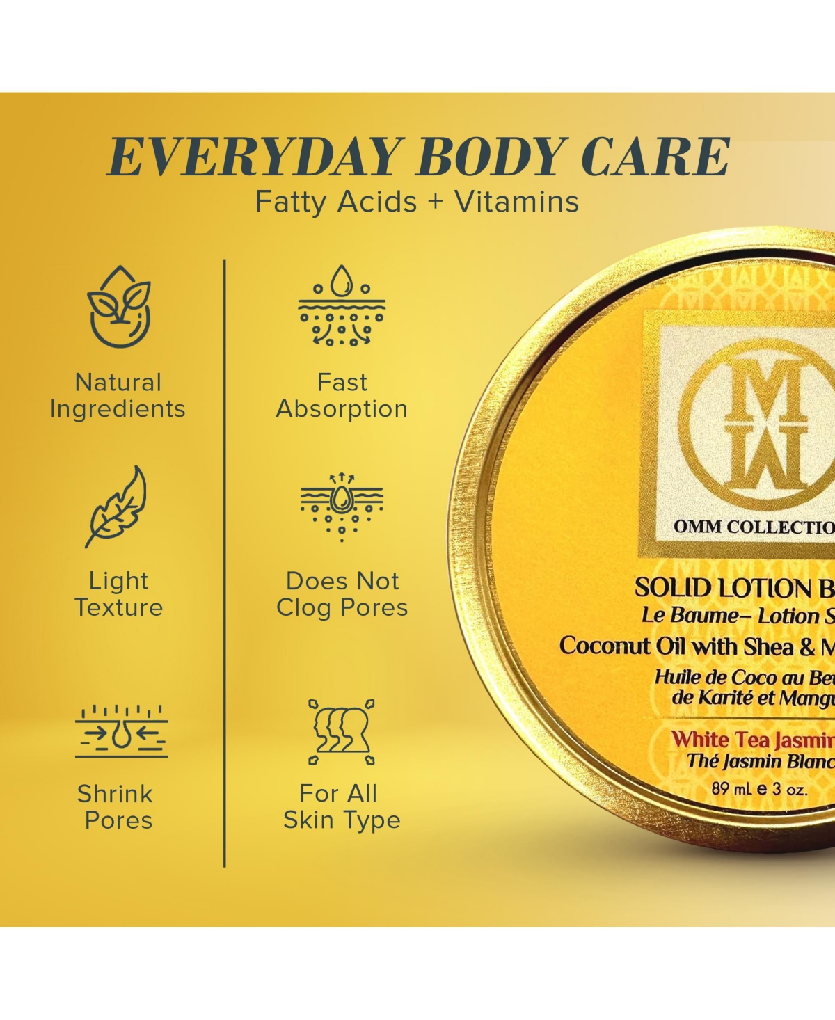 Omm Collection Solid Lotion balm