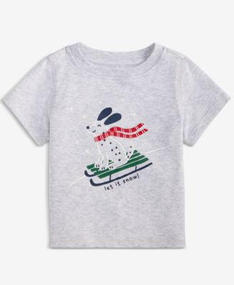 First Impressions - Baby Boys Sled Dog Short-Sleeve T-Shirt