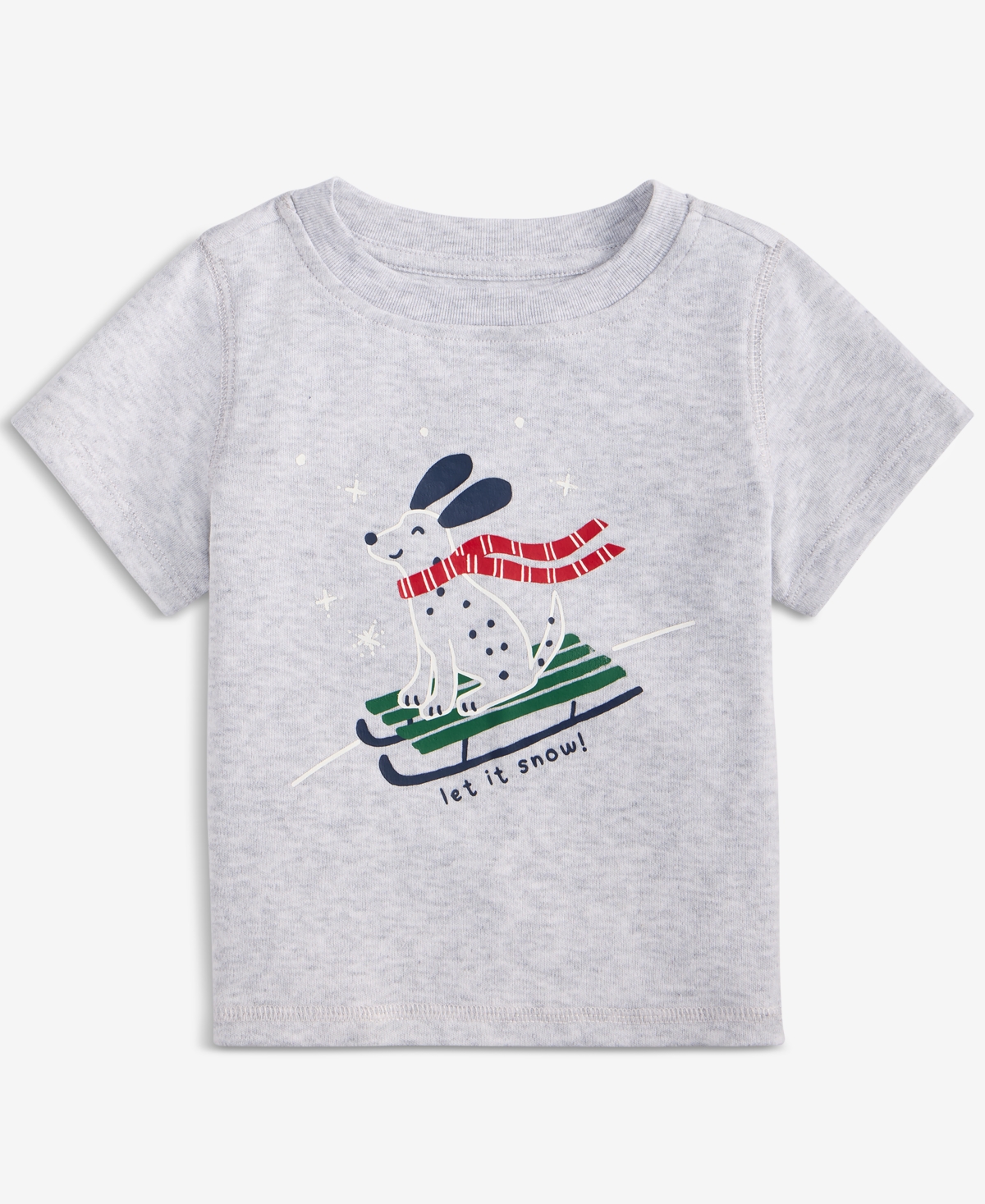 First Impressions Baby Boys Sled Dog Short-Sleeve T-Shirt, Macy's Exclusive