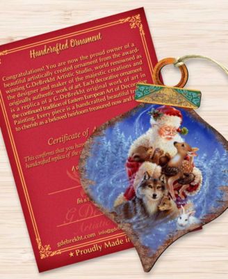 Santa Little Friends Christmas Ornament