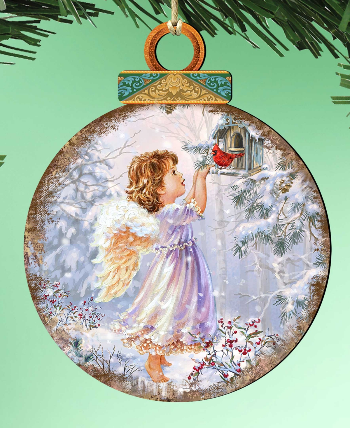 Designocracy Little Christmas Joy Christmas Ornament In Multi