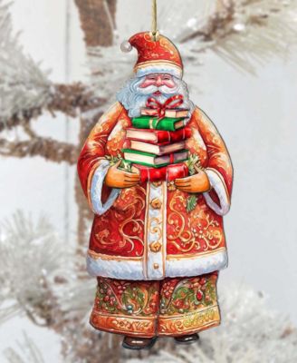 Santa's Book Collection Ornament