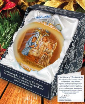 Angels Lullaby LE Glass Christmas Ornament