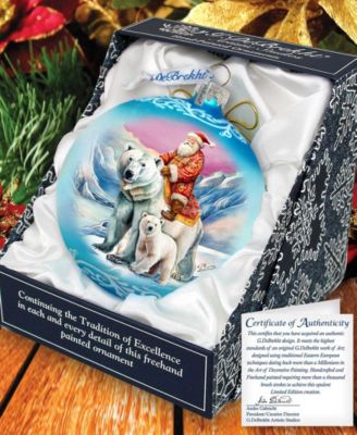 Arctic Adventurer LE Glass Ornament