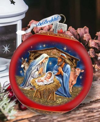 From Stable to Savior LE Glass Ornament