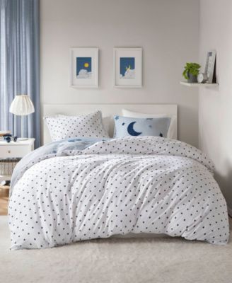 Cosmos Celestial Reversible 3-Pc. Duvet Cover Set, Full/Queen