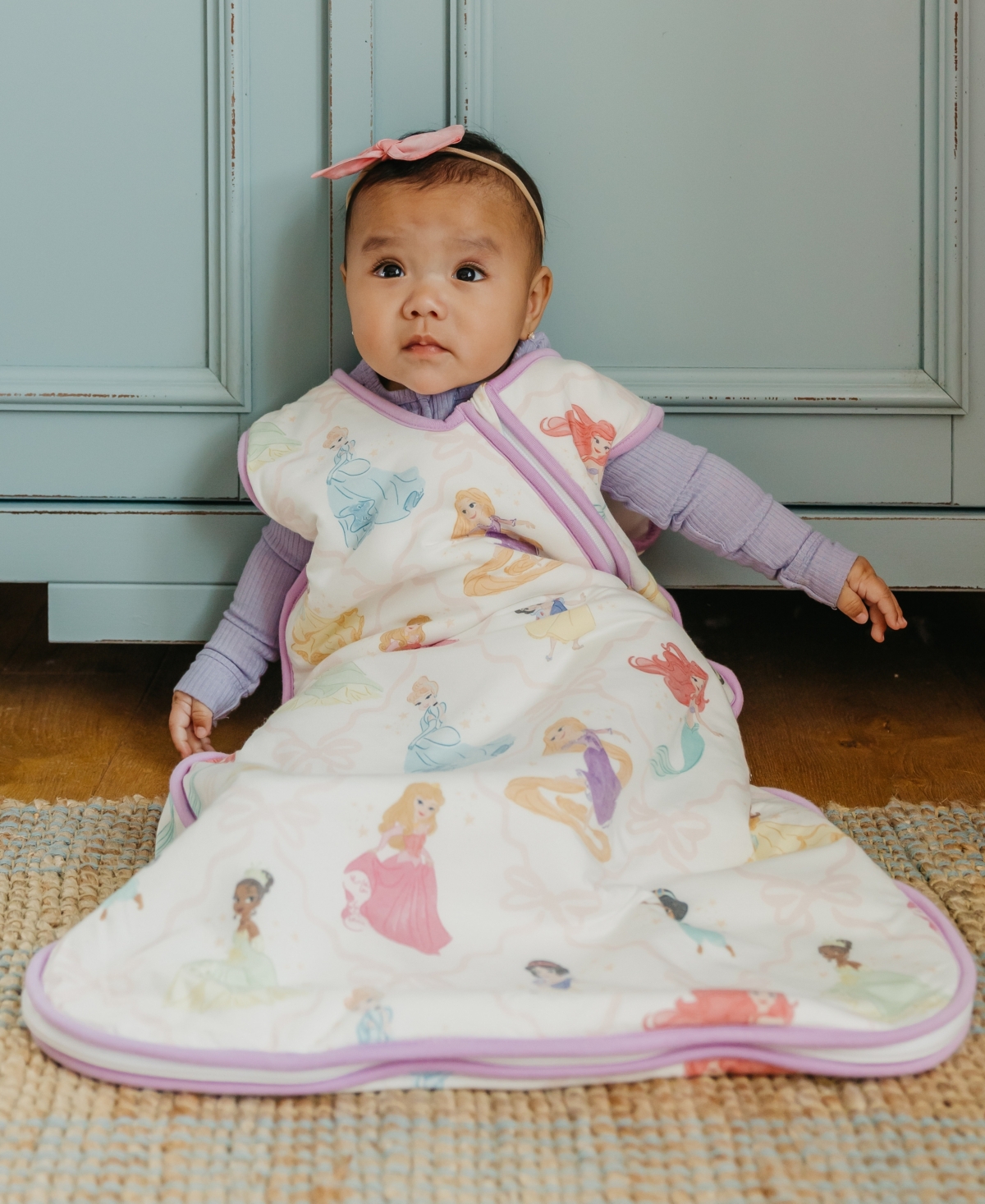 Copper Pearl Baby Girls Disney Princess Three-Layer Sleep Bag