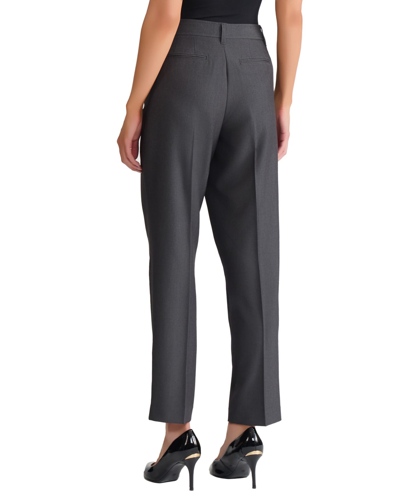 Женские брюки Jones New York Bi-Stretch Woven Straight Leg Pant, цвет: Серый — фото 3