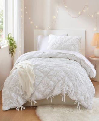 Lily Floral Embroidery 2-Pc. Comforter Set, Twin