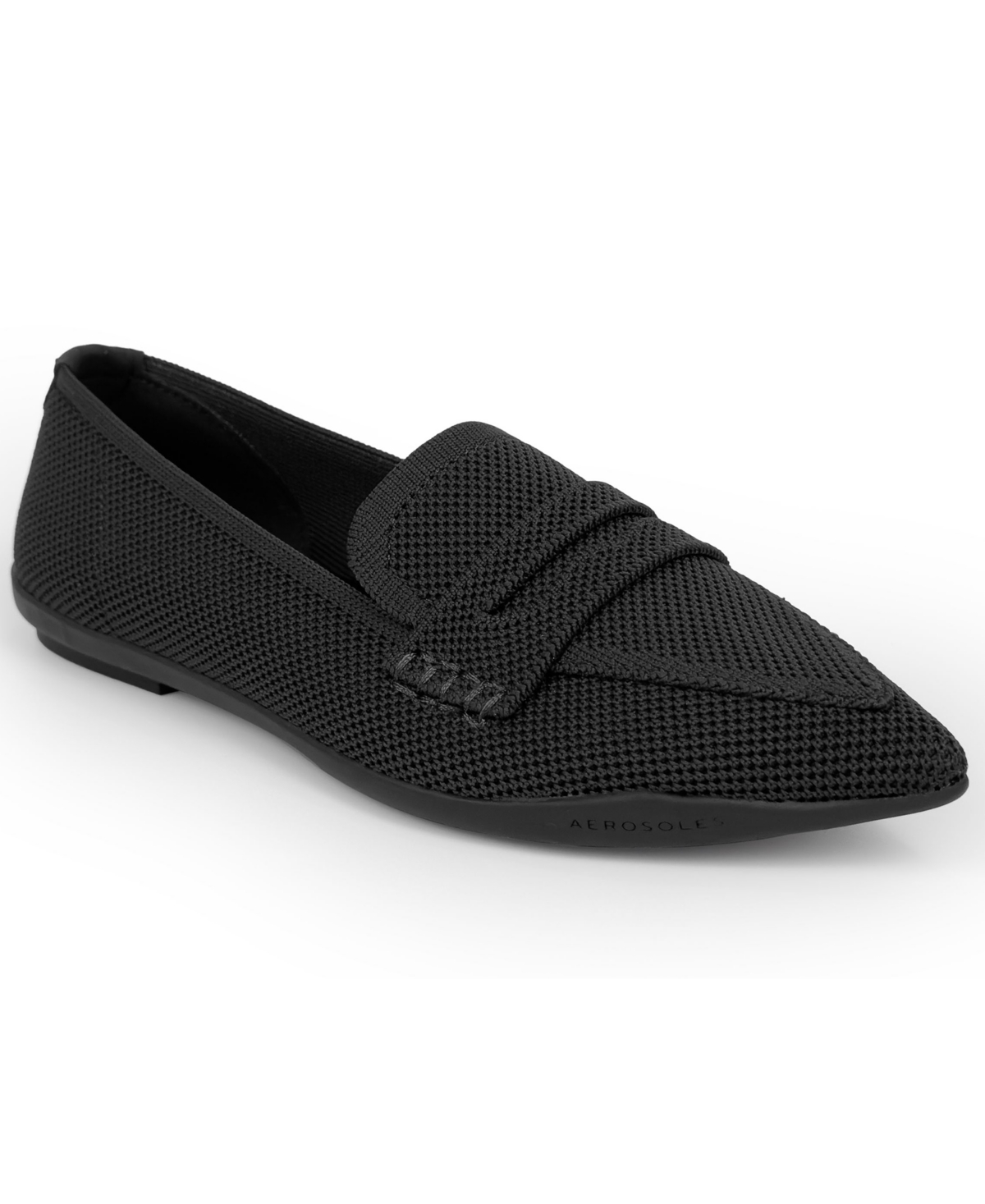 Aerosoles Women's Davien Casual Knit Flat In Black