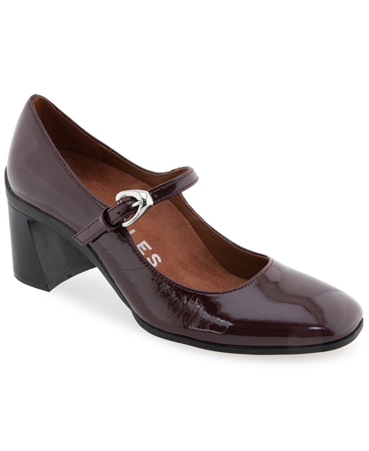 Aerosoles Women's Cali Buckle Strap Pumps In Burgundy