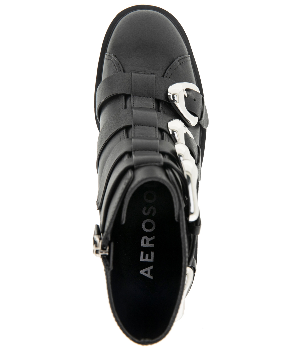 Aerosoles Women's Gavyn Block Heel Moto Booties In Black