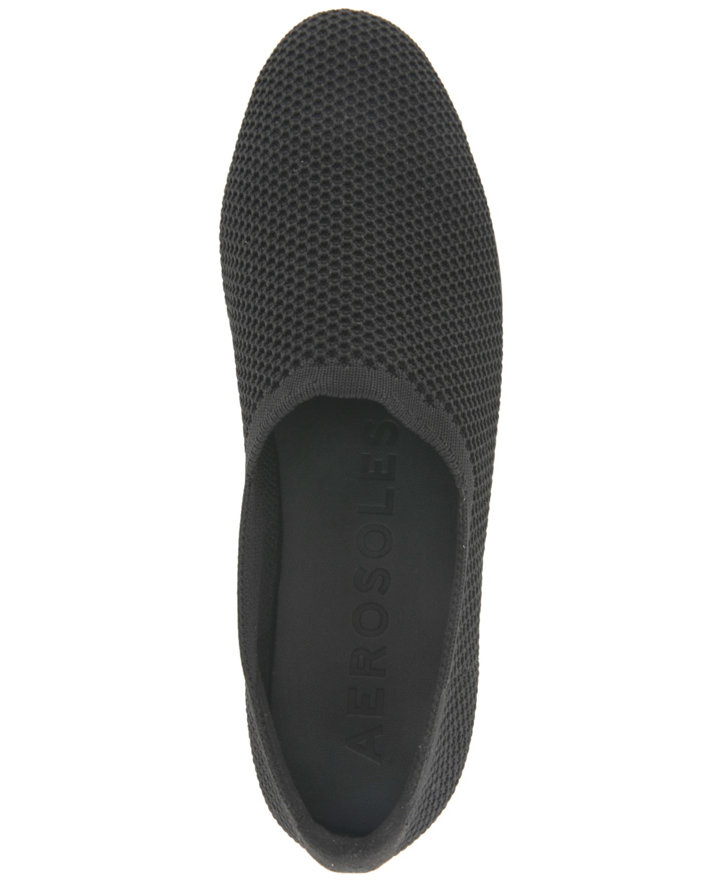 Женские балетки Aerosoles Nathaly Knit Flat, цвет: Чёрный вязаный — фото 4