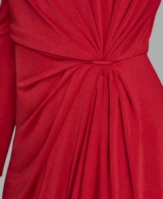 Women's Side Knot Long Sleeve Sheath Dress