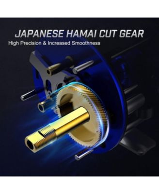 Chaos XS Baitcaster: Reinforced metal body reel for saltwater, inshore, surf & big freshwater fish like musky & catfish. Powerful & smooth.