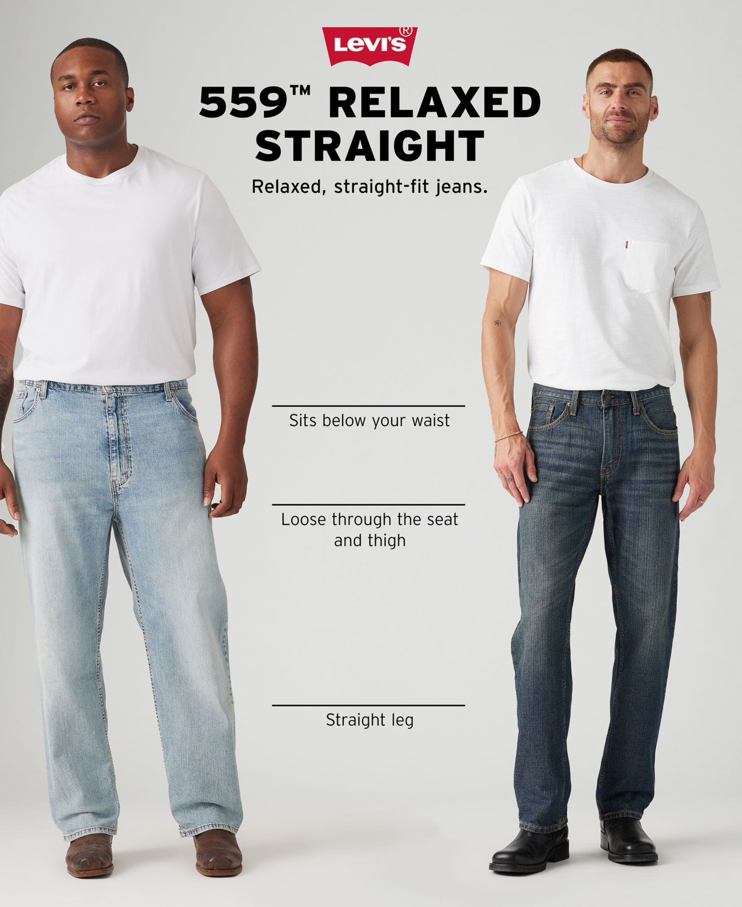 Men's 559™ Relaxed-Straight Fit Stretch Jeans