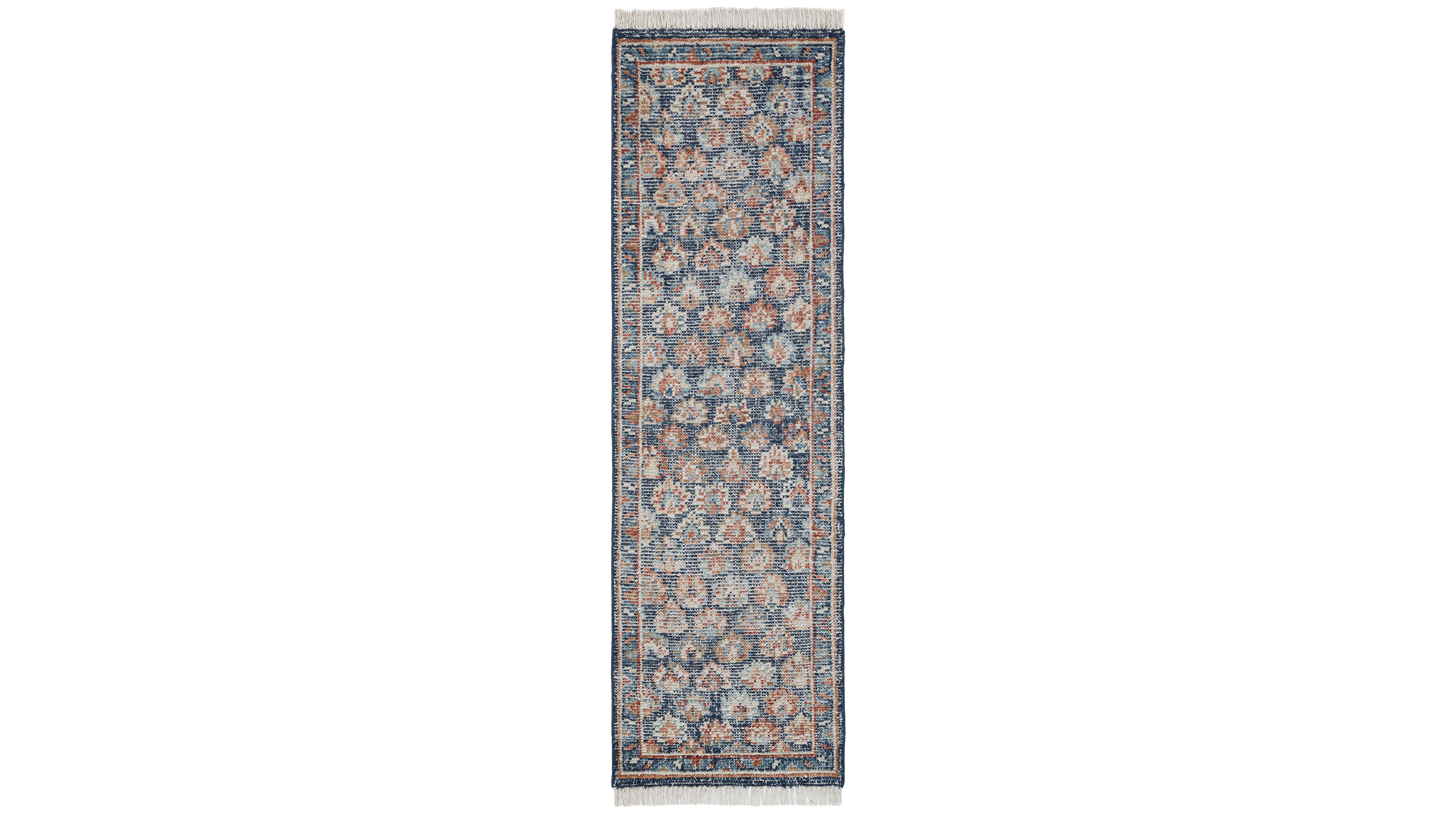 Obeetee Palace Floral 2'6"x8' Runner Area Rug