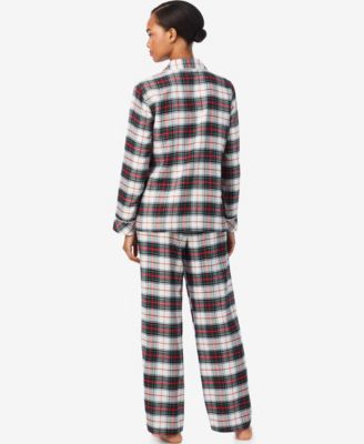 Women's Notch Collar and Long Pant Pajama Set