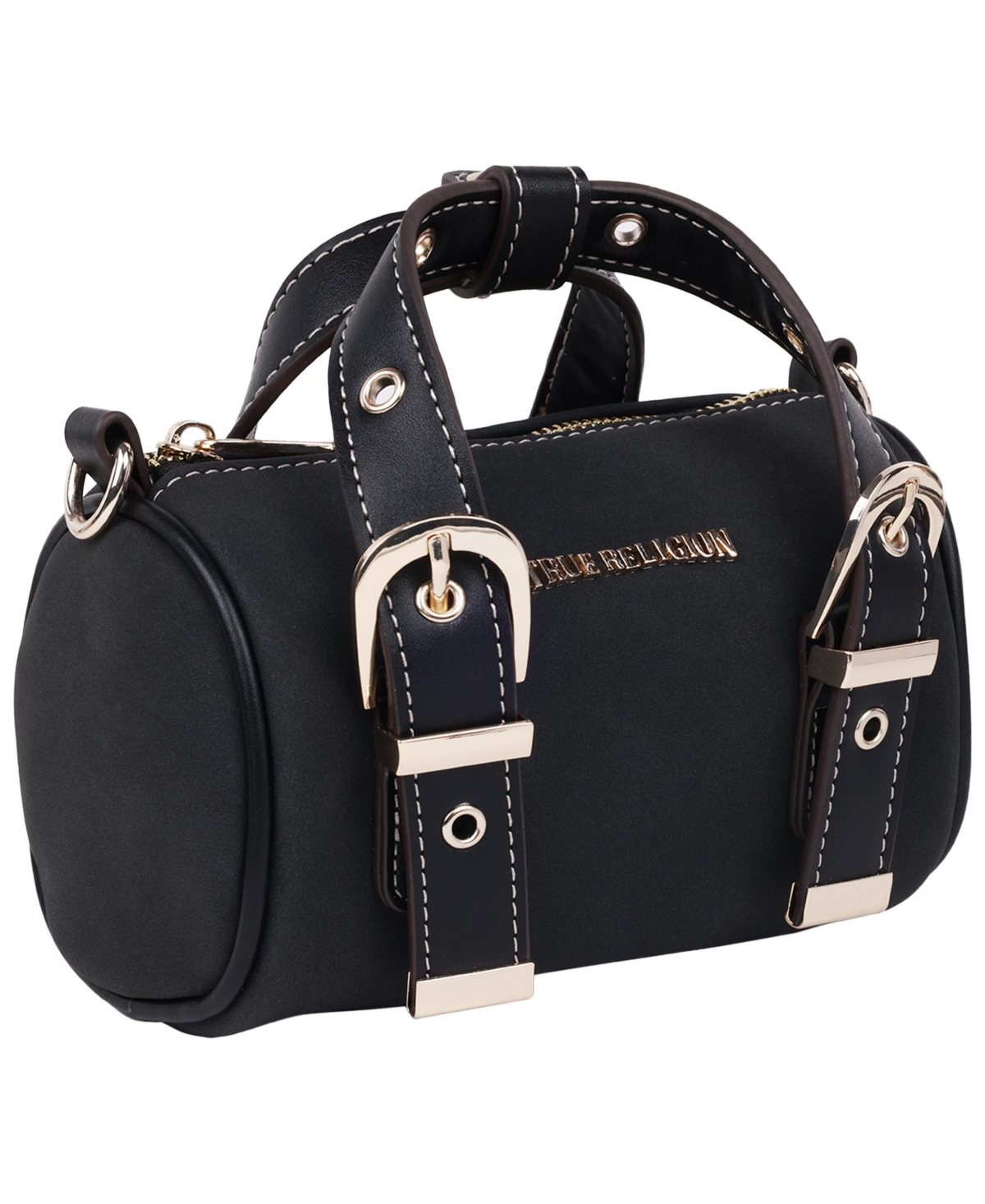 True Religion Metal Plaque Quilted Crossbody