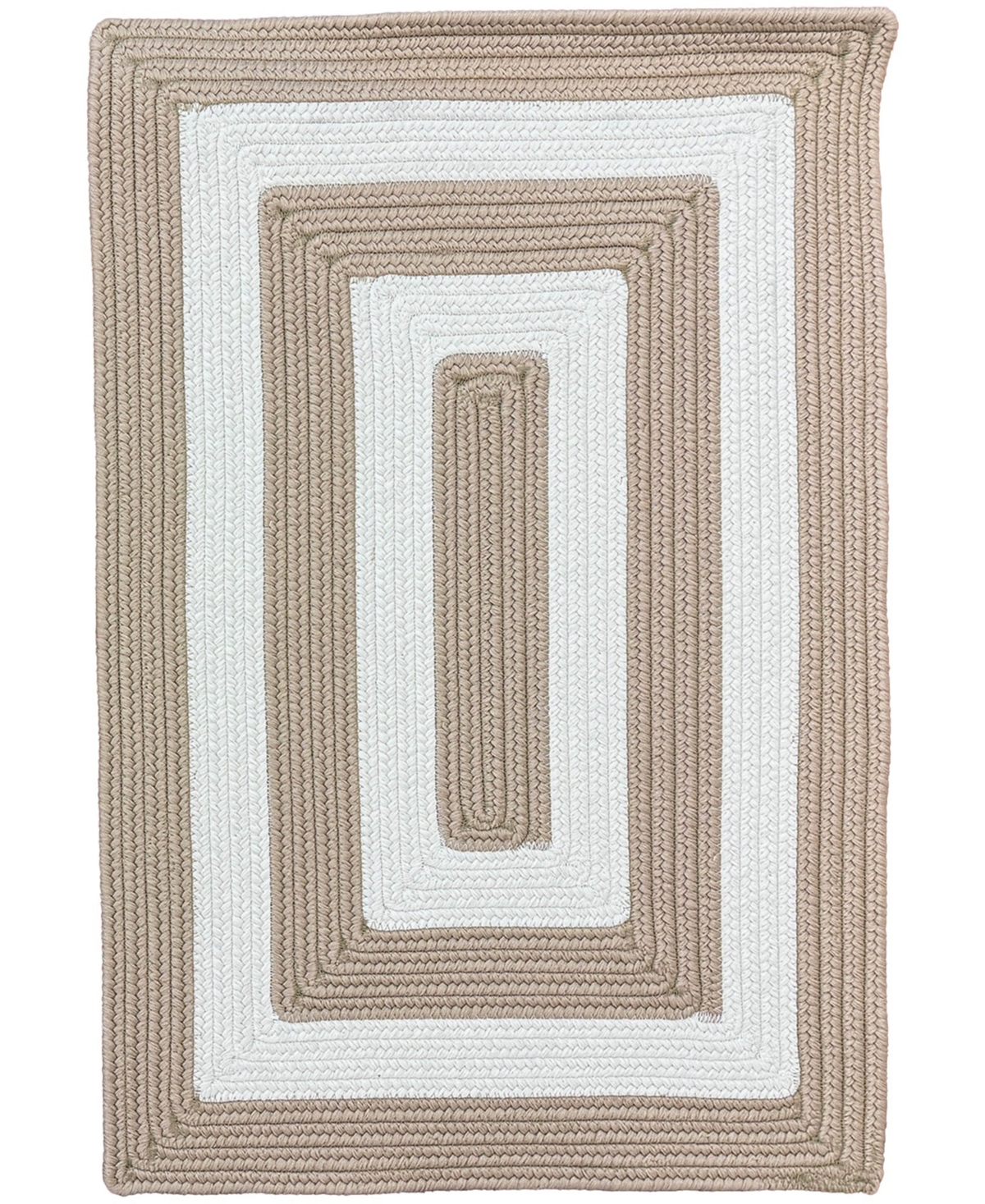 Capel Timeless Indoor/Outdoor 0160 Concentric 1'8"x2'6" Runner Area Rug