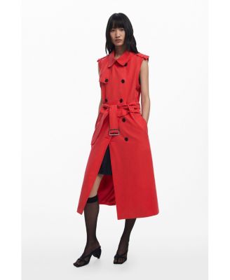 Women's Detachable trench coat
