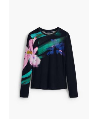 Women's Long-sleeve floral T-shirt