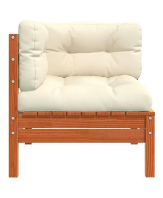 Garden Sofa Wax brown and cream