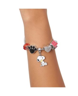 Snoopy Charm Bracelet - 6 Unique Charms