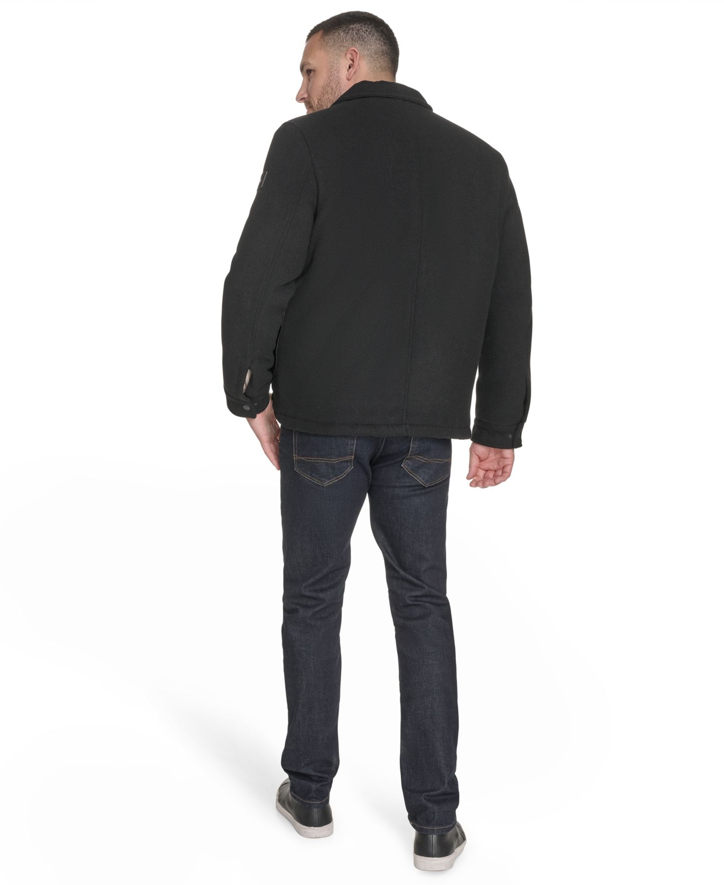 Мужская куртка Tommy Hilfiger Wool Blend Field, цвет: Чёрный — фото 6