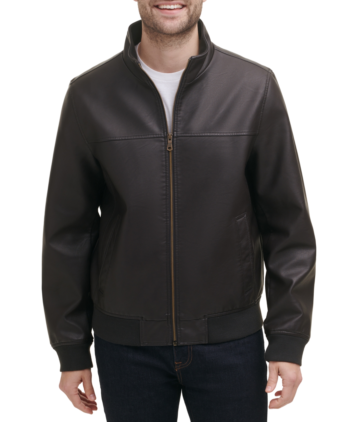 Tommy Hilfiger Men's Laydown Collar Bomber Jacket