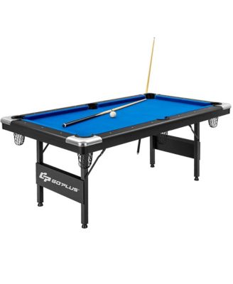 6 FT Billiard Table 76 Inch Foldable Pool Table Perfect for Kids and Adults