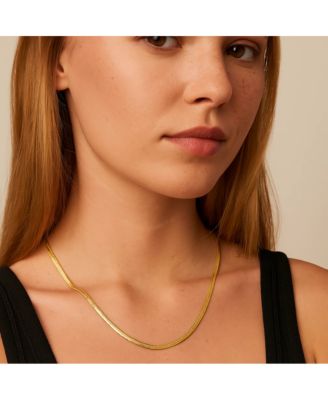 The Eliana Gold Snake Chain Necklace