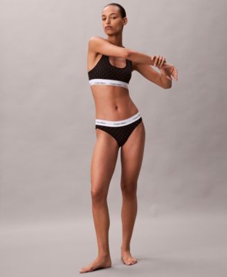 Women's CK Icon Cotton Modal Bikini Underwear-QF8520