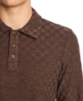 Men's Patterned Polo Shirt