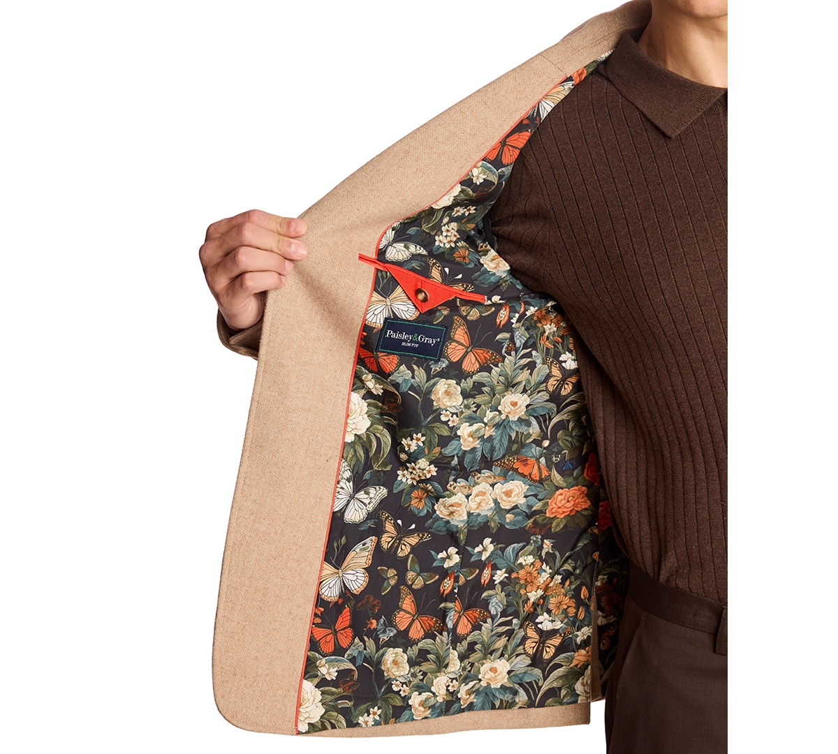 Paisley & Gray Men's Collared Utility Jacket