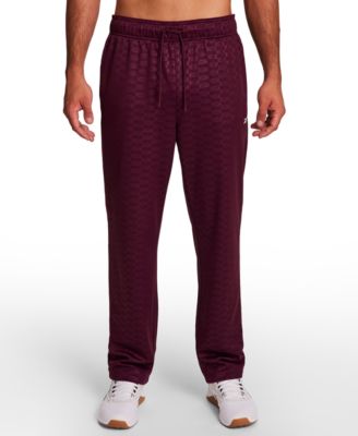 Men's Regular Fit Straight Leg Fleece Pants