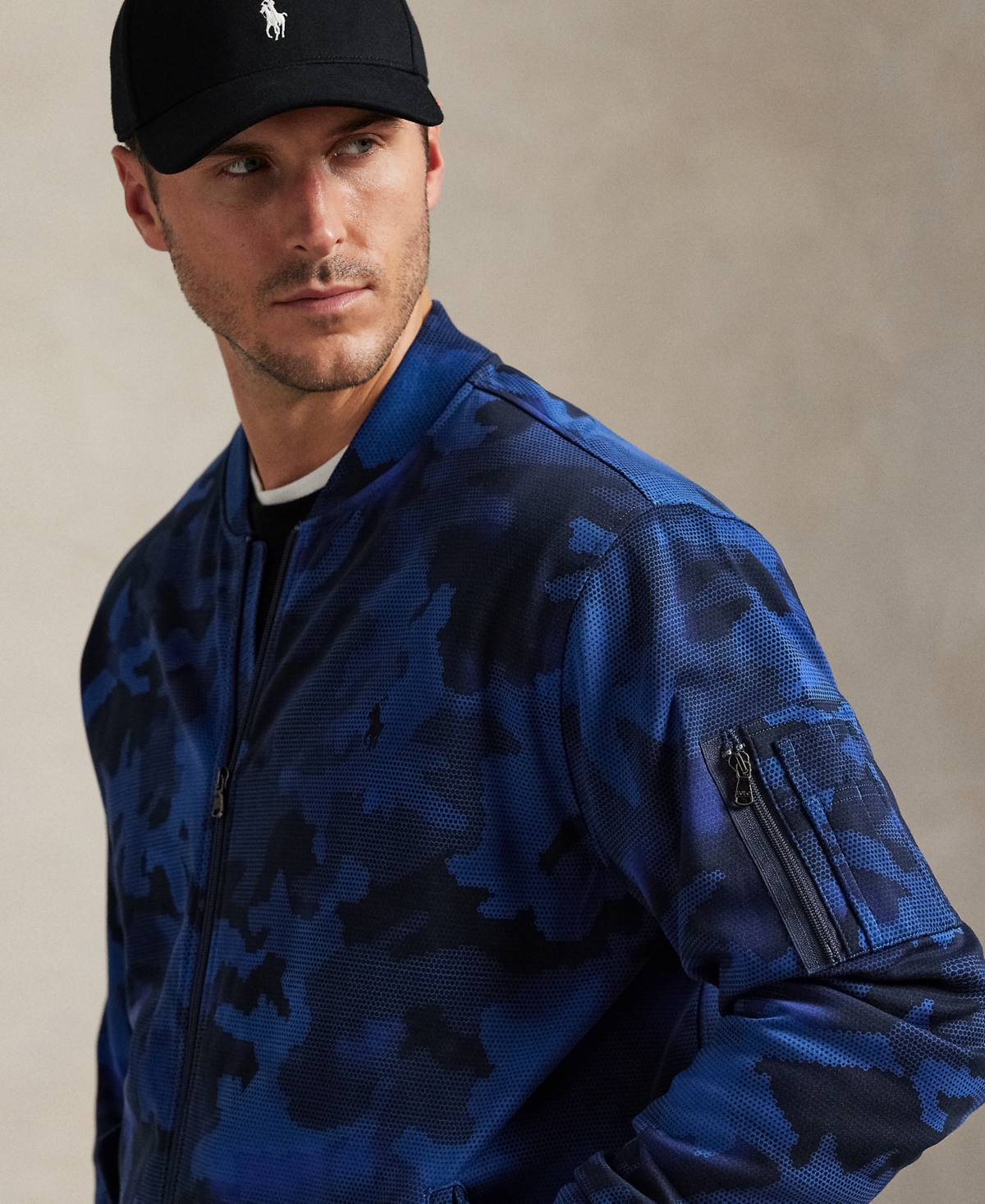 Polo Ralph Lauren Men's Big & Tall Camo Print Long Sleeves Sweatshirt