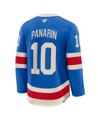 Men's Artemi Panarin Blue New York Rangers Centennial Premium Player Jersey