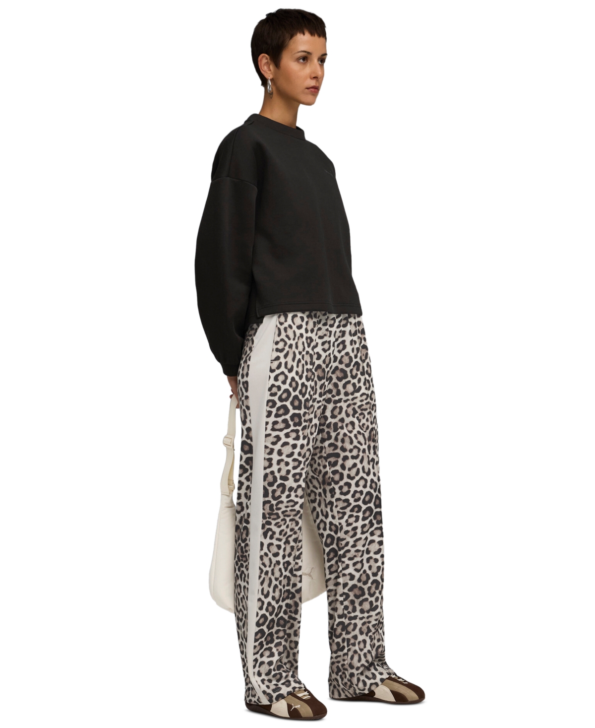 Puma Women's T7 Always On Straight-fit Track Pants In Black