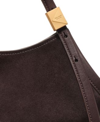 Deco Tulip Small Suede Tote Bag