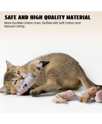 12-in-1 Catnip Playset, Christmas gift, Various Types of Toys for Diverse Gameplay, Interactive Toys Collection for Cats