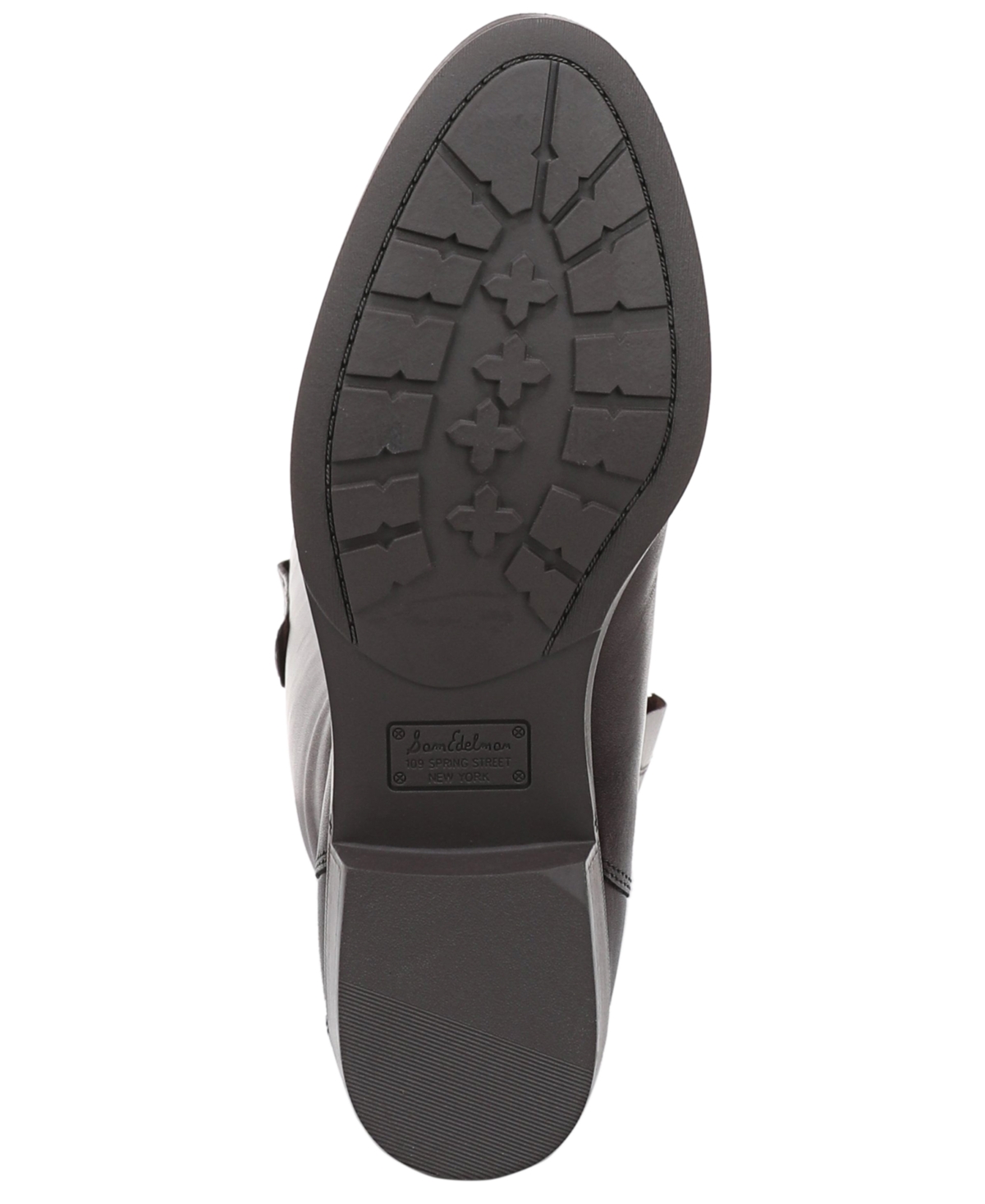 Sam Edelman Women's Penny Round Toe Leather Low-heel Riding Boots In Multi