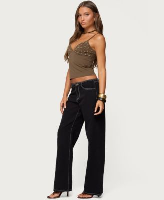 Women's Nora Buttons V Neck Tank Top